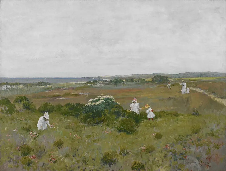 Flores de beira-mar - William Merritt Chase