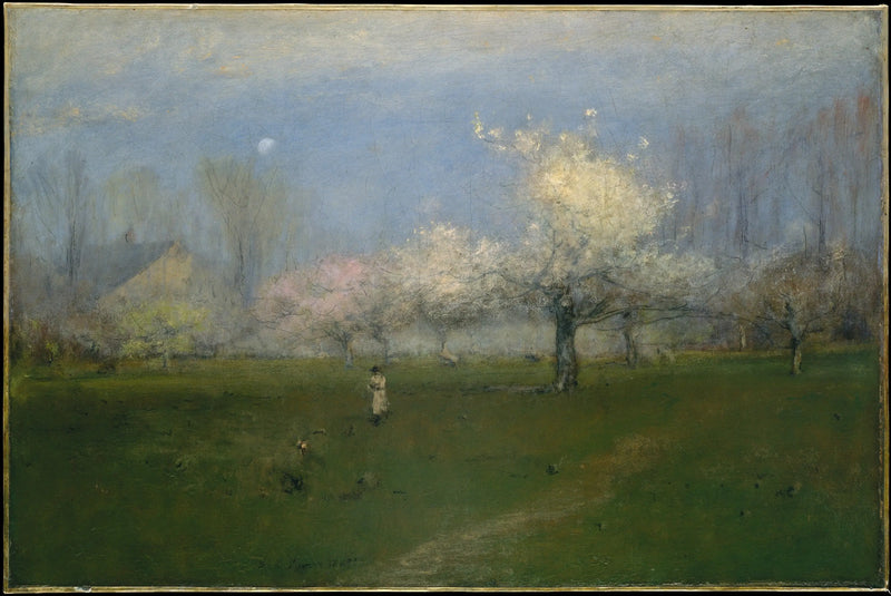 Flores da primavera, Montclair, Nova Jersey - George Inness