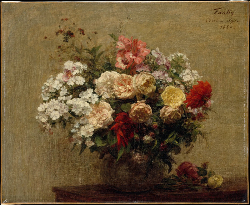 Flores de Verão - Henri Fantin-Latour