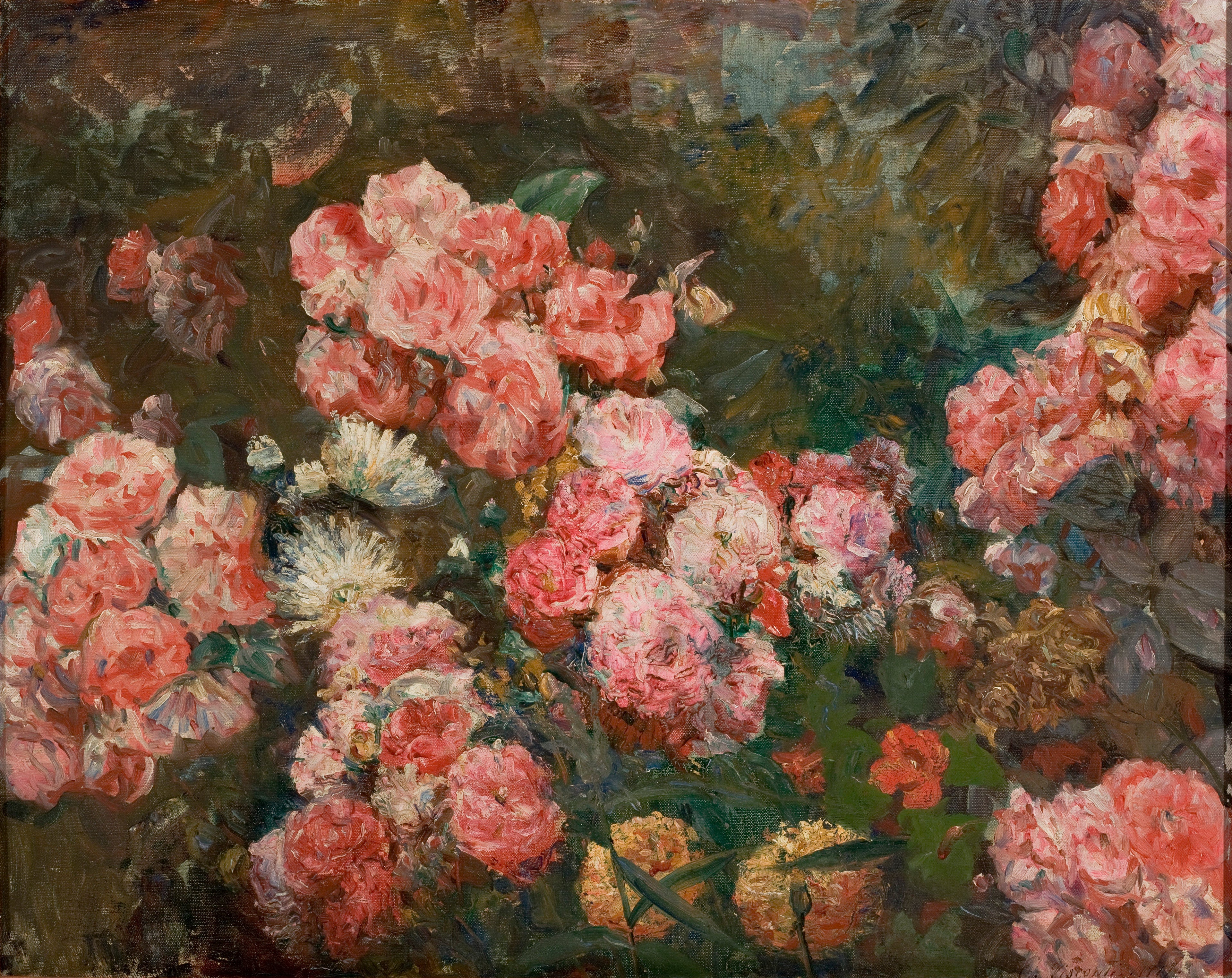 Fleurs - Eliseu Visconti image 1 copie peinte à la main à l’huile