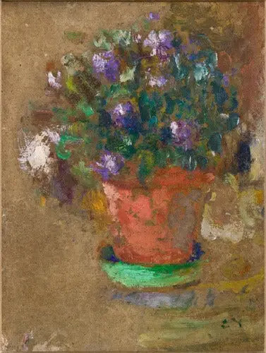 Flores em vaso - Édouard Vuillard