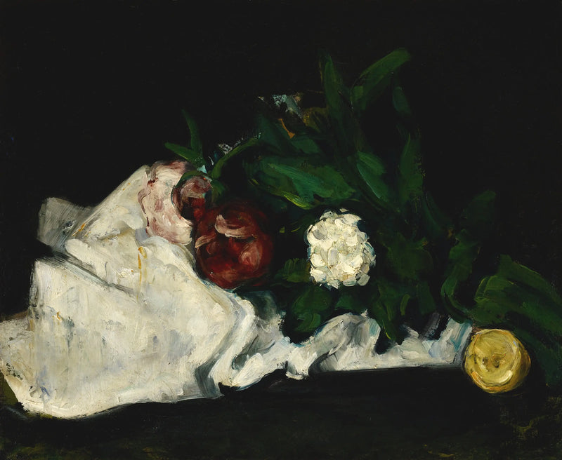 Flores e frutas - Paul Cézanne