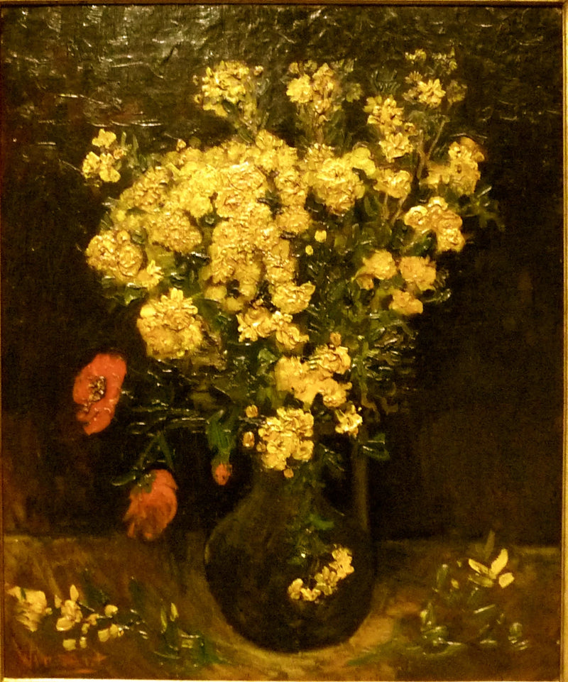 Flores de papoula - Vincent van Gogh