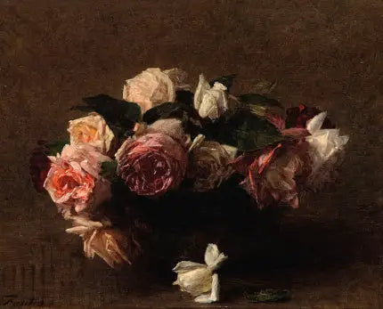 Flores rosas (Rosário) - Henri Fantin-Latour