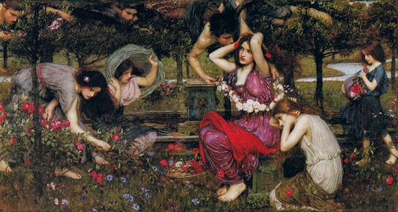 Flora e os zéfiros - John William Waterhouse