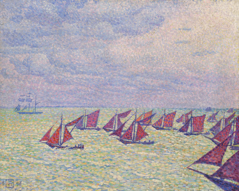Frota de Arnemuiden - Théophile van Rysselberghe