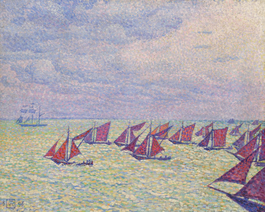 Frota de Arnemuiden - Théophile van Rysselberghe