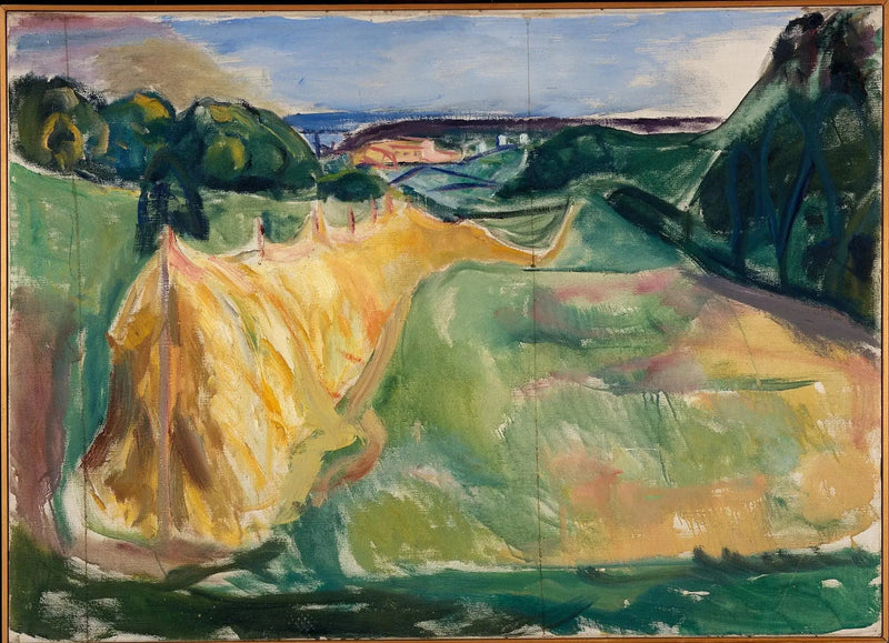 Feno secando - Edvard Munch
