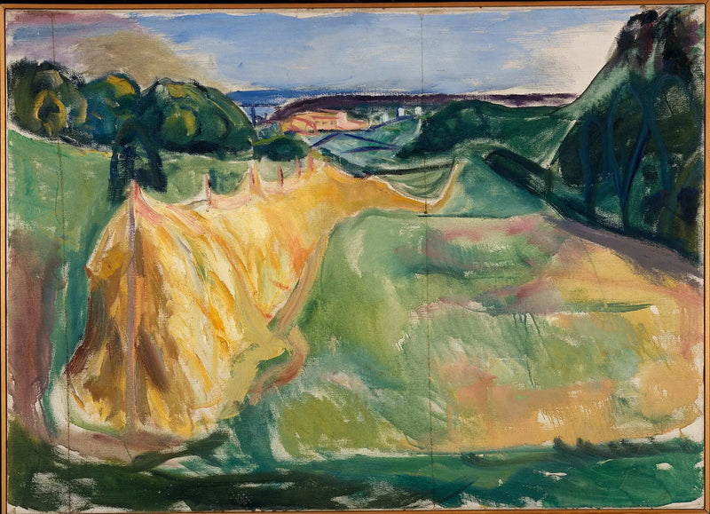 Feno secando - Edvard Munch