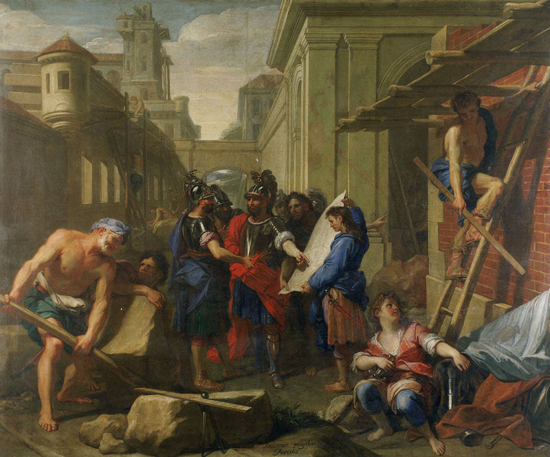 Fundação de uma cidade na Germânia pelos Tectosages - Jean-Baptiste Jouvenet