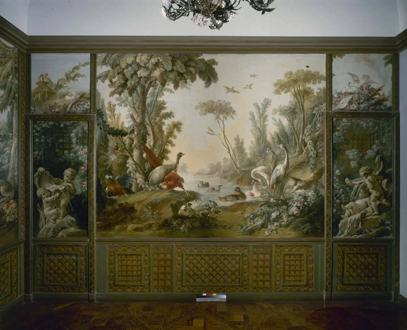 Fonte com dois amores, um deles deitado - François Boucher