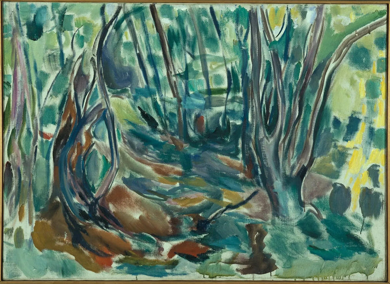 flore de olmos no verão - Edvard Munch