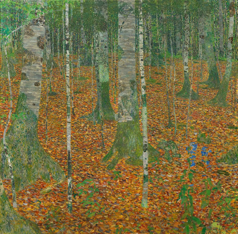 Floresta de bétulas - Gustav Klimt