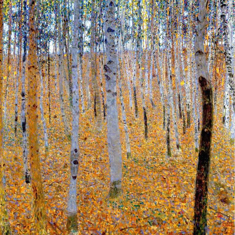 Floresta de bétulas - Gustav Klimt