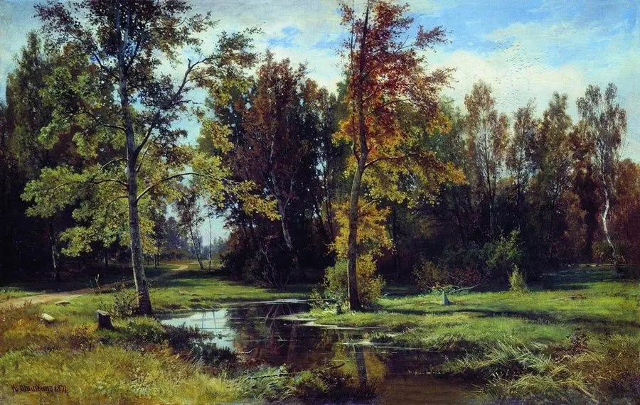 floresta de bétulas - Ivan Chichkine