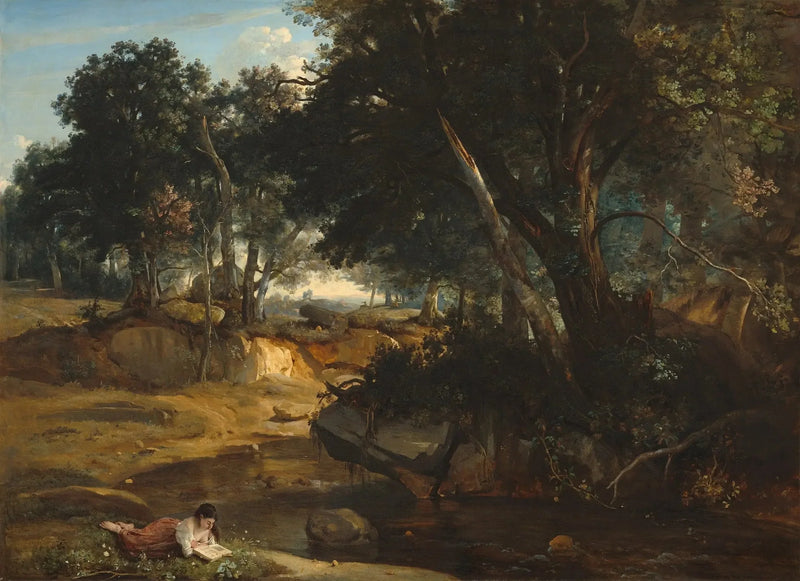Floresta de Fontainebleau - Jean-Baptiste Camille Corot