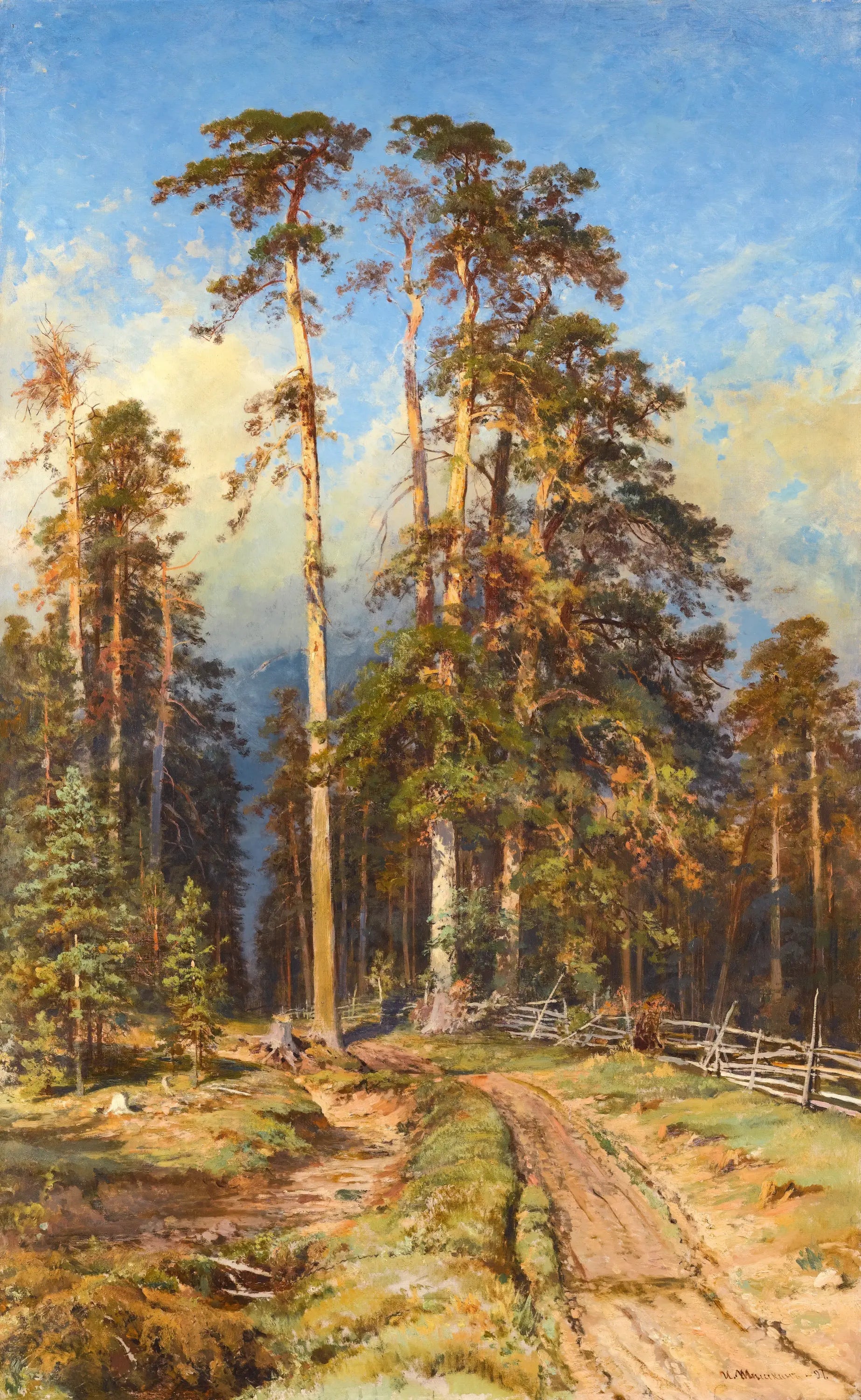 FORÊT DE PINS - Ivan Chichkine - Alpha Reproduction