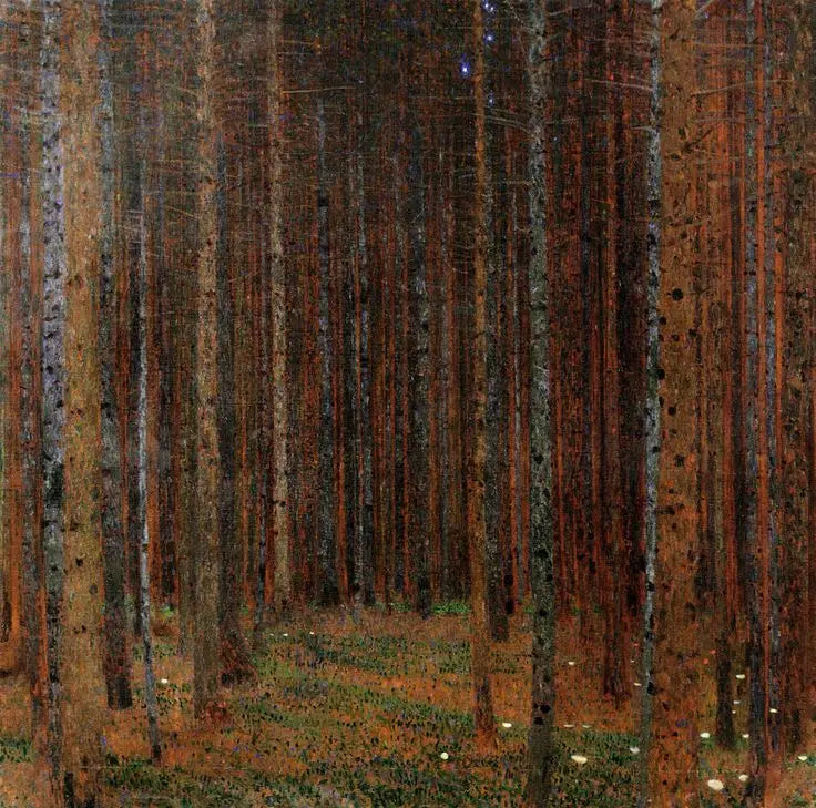 Floresta de abetos I - Gustav Klimt