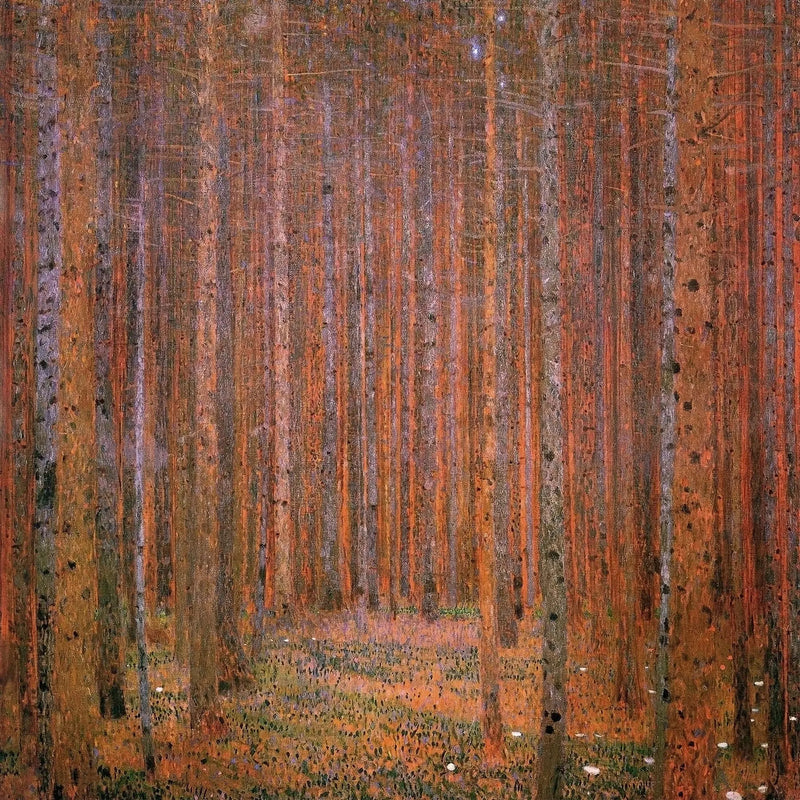 Floresta de abetos I - Gustav Klimt