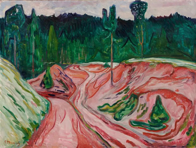 Floresta da Turíngia - Edvard Munch