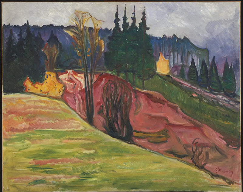 Floresta da Turíngia - Edvard Munch