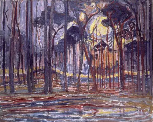 Floresta em Oele - Piet Mondrian