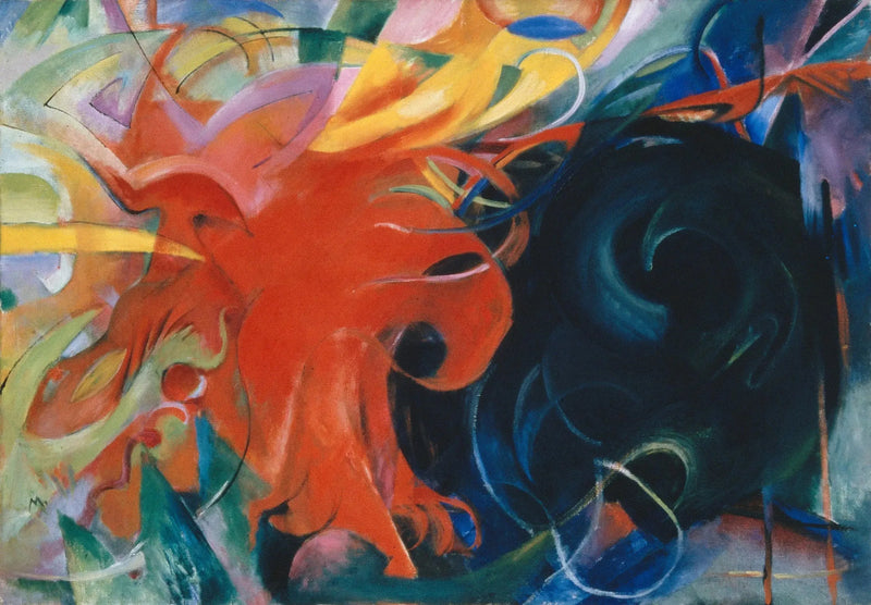 Formas combatentes - Franz Marc