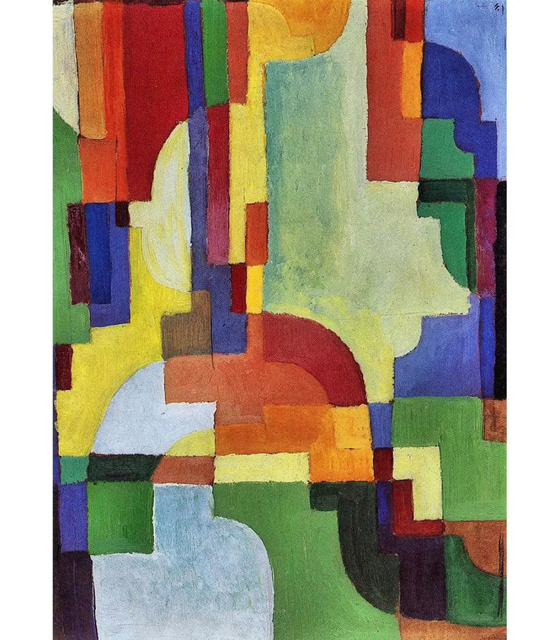 Formas de cores I - August Macke