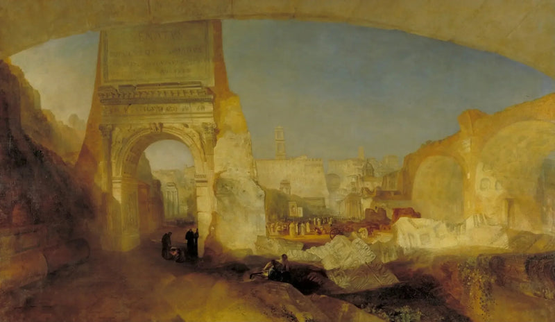Fórum Romano, para o Museu do Sr. Soane - J. M. W. Turner