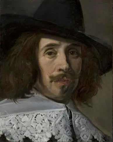 Fragmento de retrato de um homem - Frans Hals