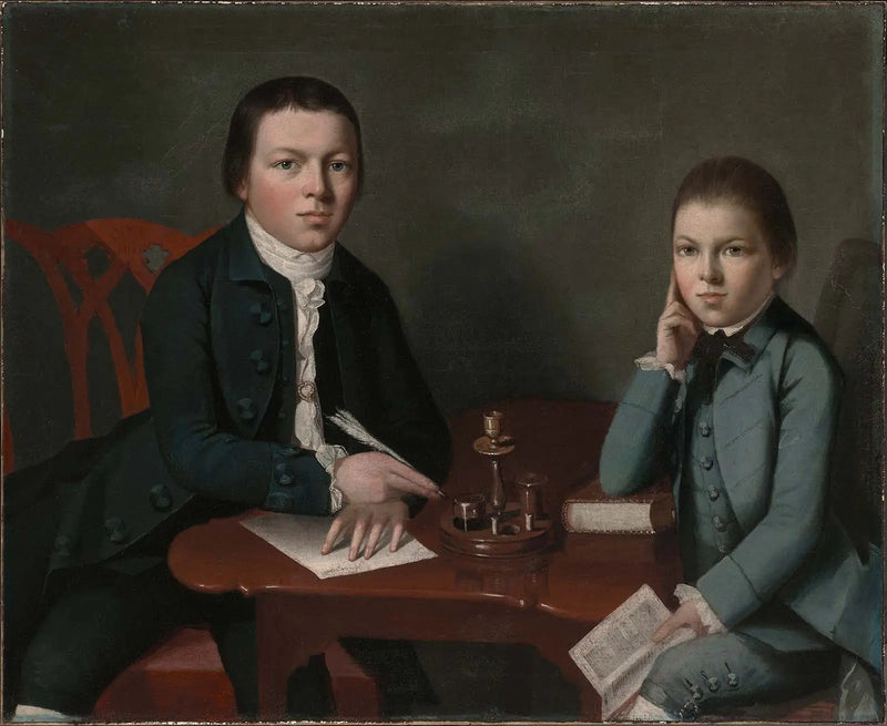 Francis Malbone e seu irmão Saunders - Gilbert Stuart