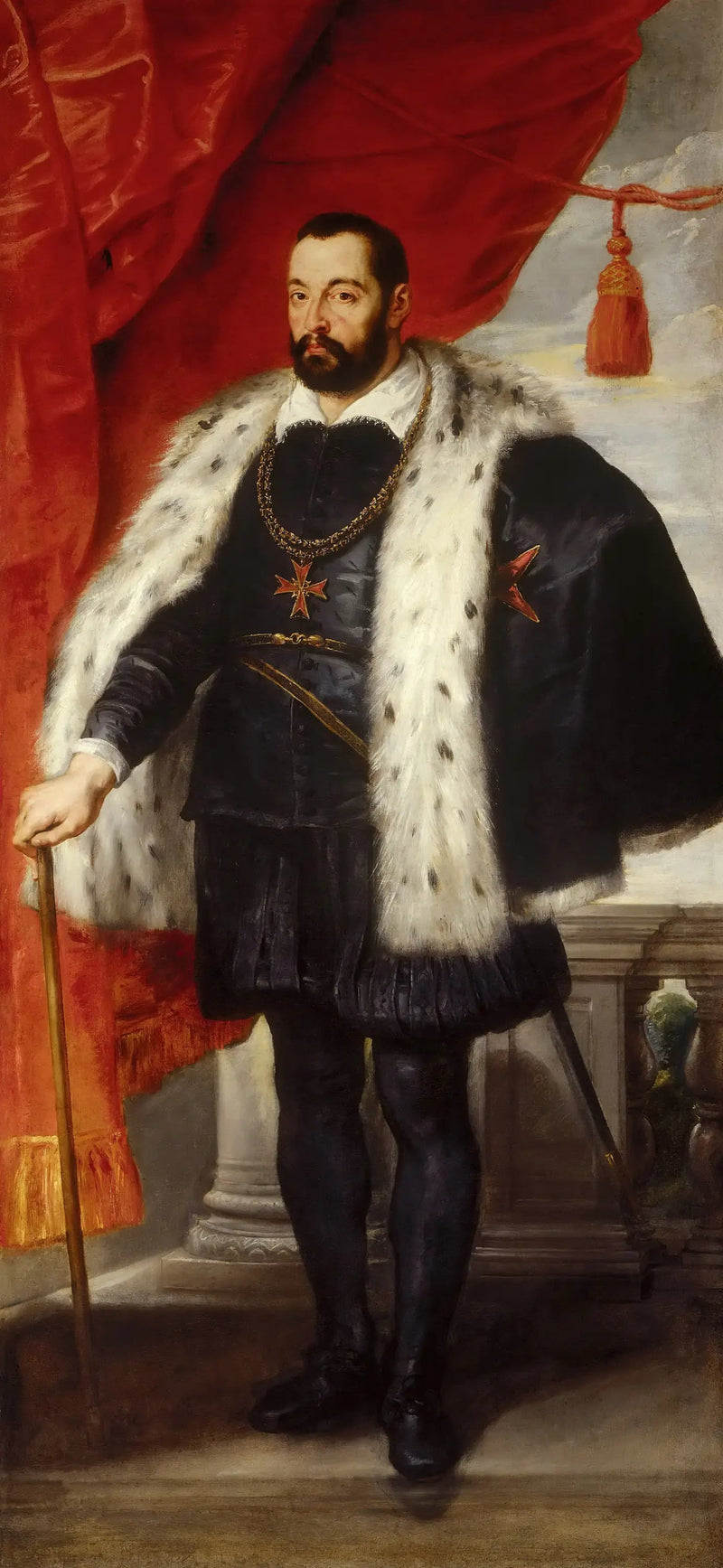 Francisco I de Médici, grande duque de Toscana, pai de Maria de Médici - Peter Paul Rubens