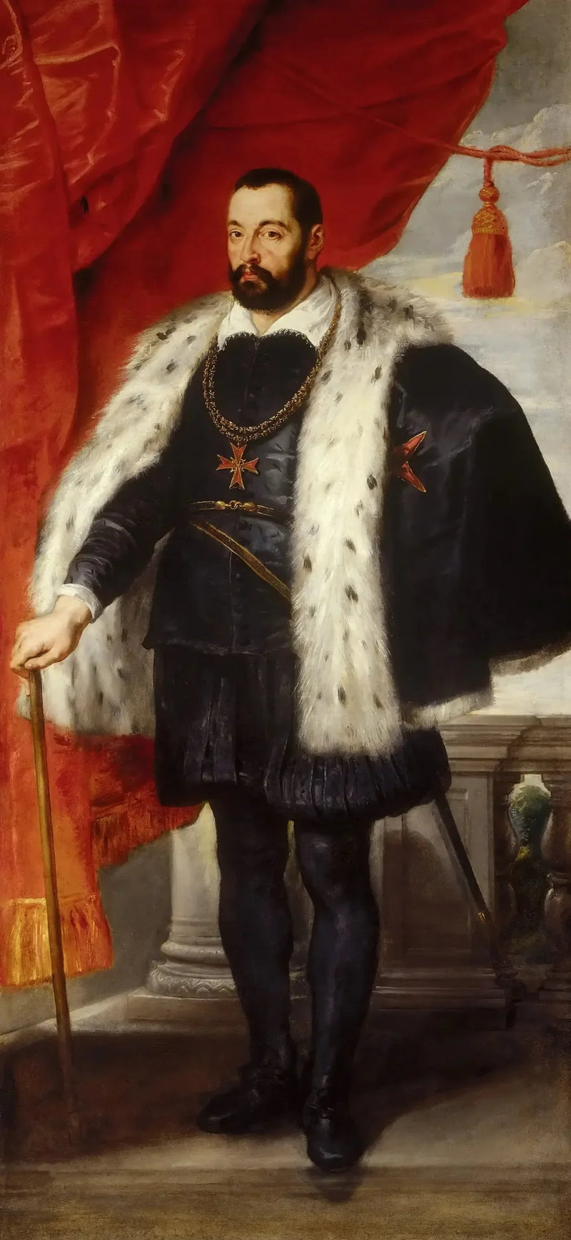 Francisco I de Médici, grande duque de Toscana, pai de Maria de Médici - Peter Paul Rubens
