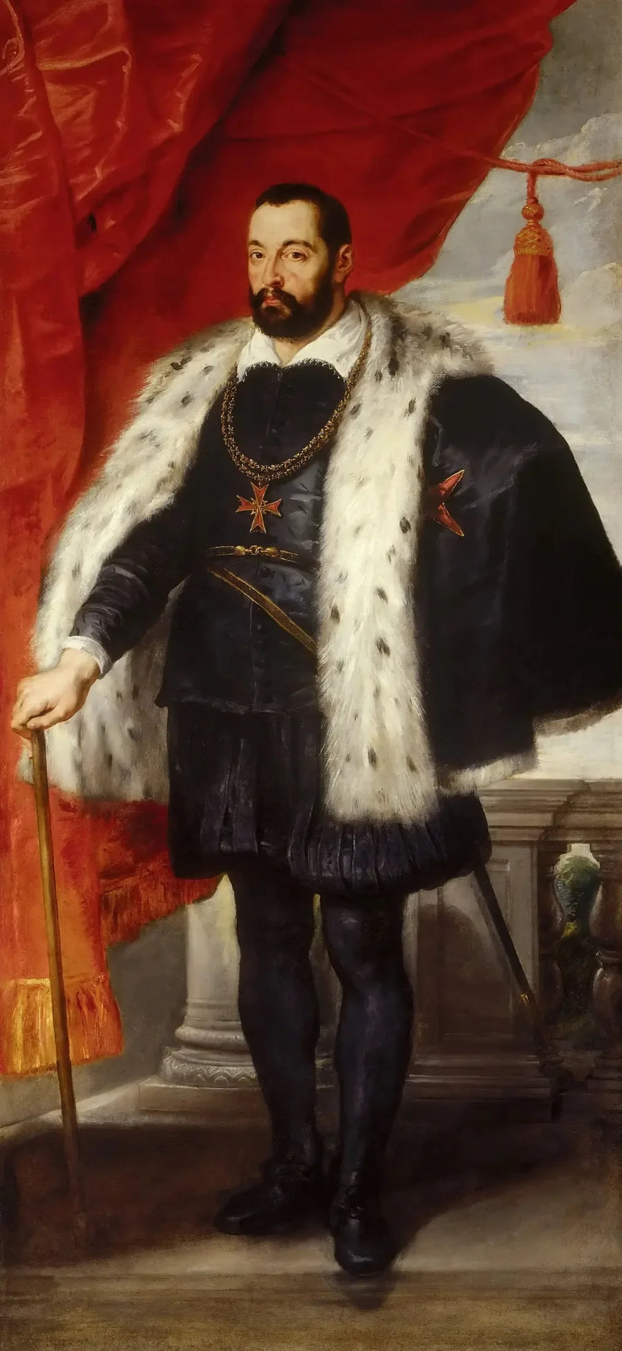 Francisco I de Médici, grande duque de Toscana, pai de Maria de Médici - Peter Paul Rubens
