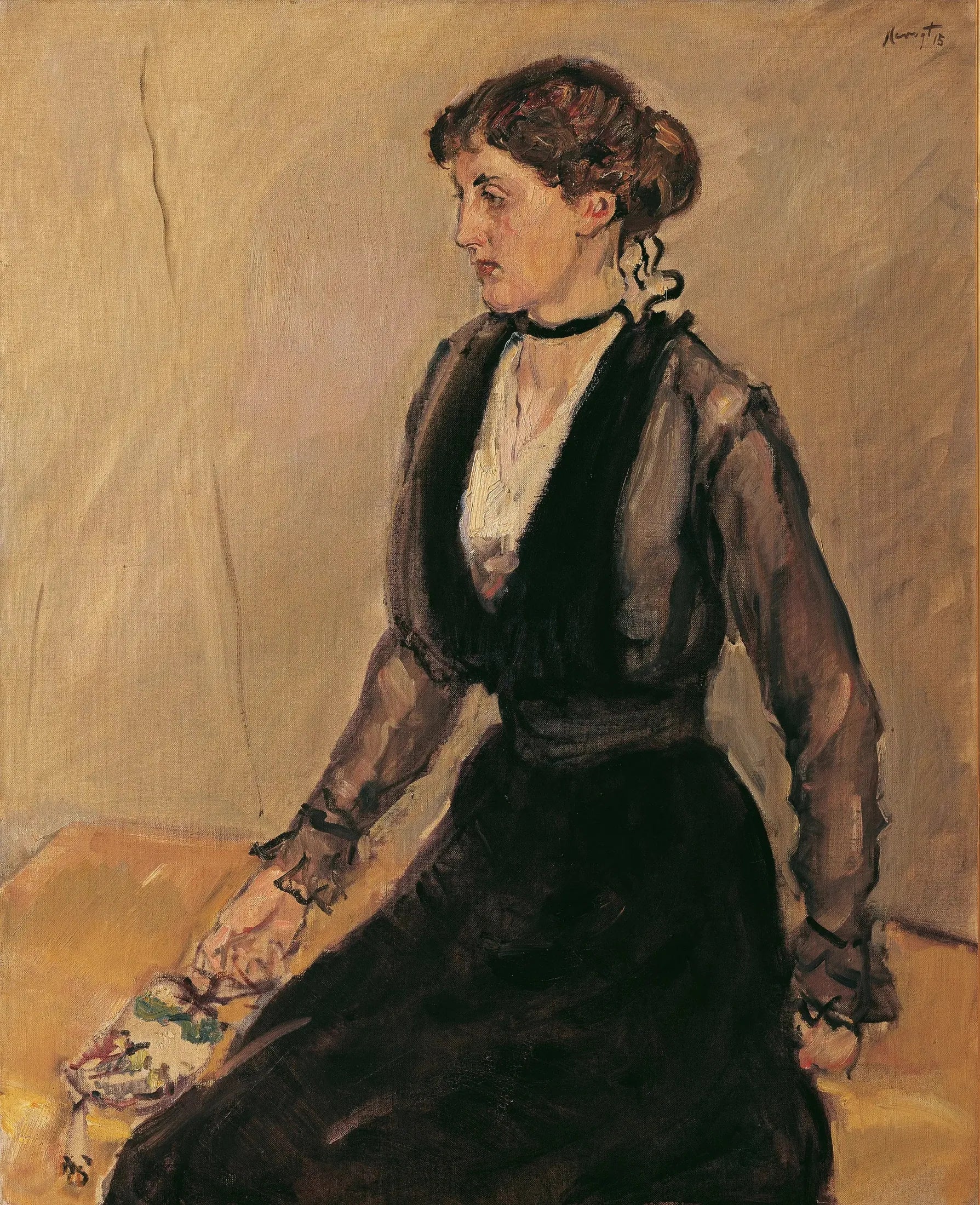 Fräulein Eva Steinbarth - Max Slevogt image 1 reproduction réalisée par Alpha Reproduction