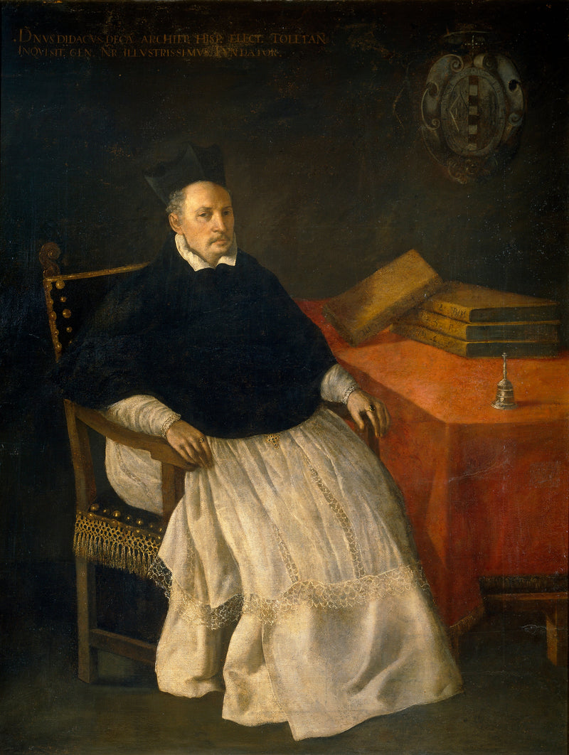 Fray Diego de Deza e Tavera arcebispo de Sevilha - Francisco de Zurbarán