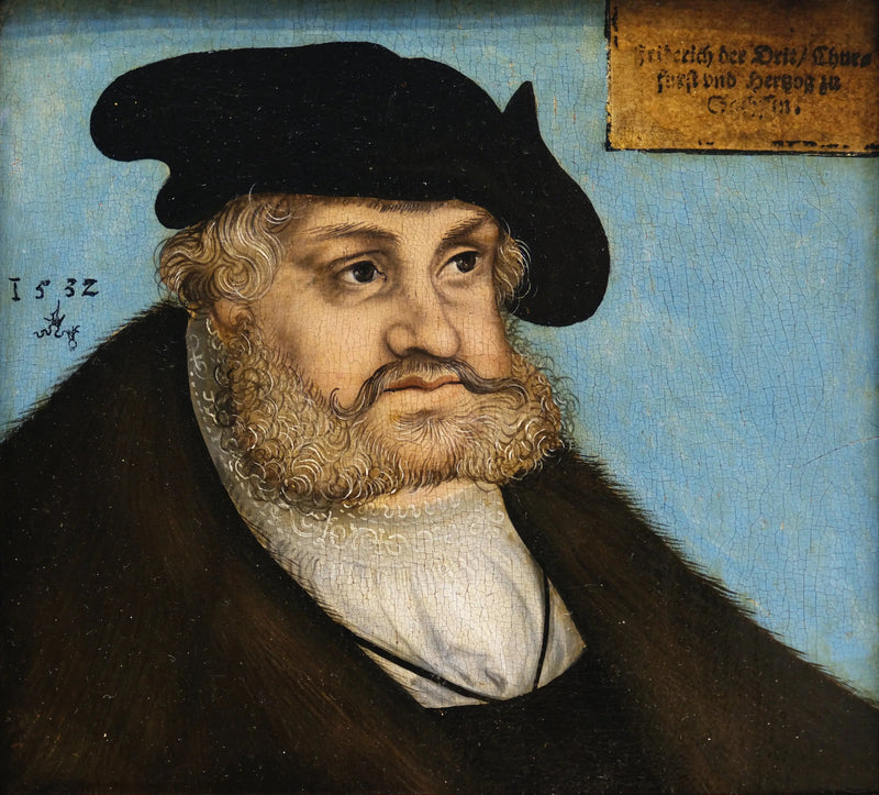 Frédéric III, o Sábio, duque da Saxônia e Príncipe-Eleitor - Lucas Cranach, o Velho