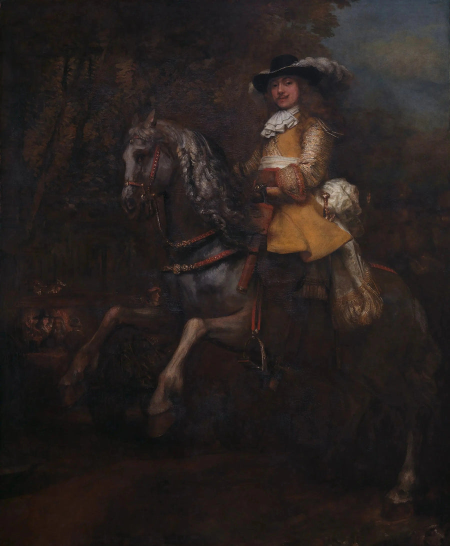 Frédéric Rihel a cavalo - Rembrandt