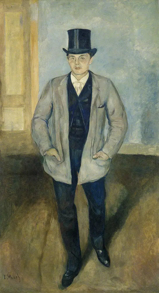 Reproduction du tableau « Fredrik Lidemark - Edvard Munch » par Alpha Reproduction en peinture à l’huile
