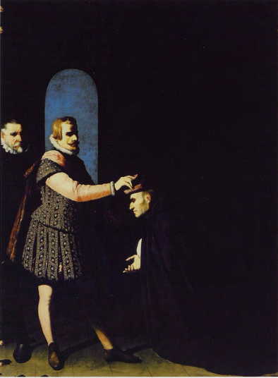Frère Fernando Yáñez recusa a barrette do arcebispo de Tolède - Francisco de Zurbarán
