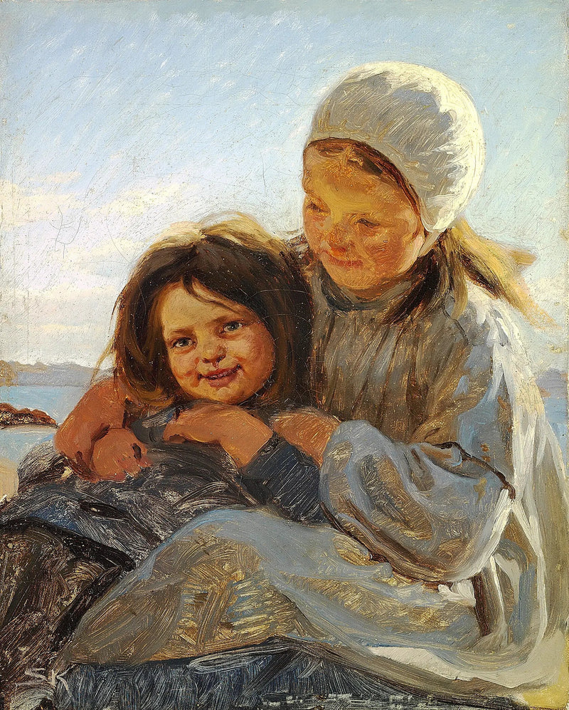 Irmãos e irmãs. - Peder Severin Krøyer