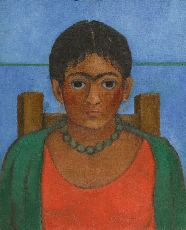 Fillette au collier — Frida Kahlo, 1929