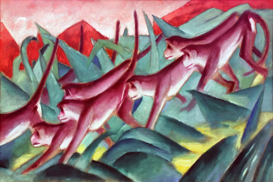 Friso dos macacos - Franz Marc
