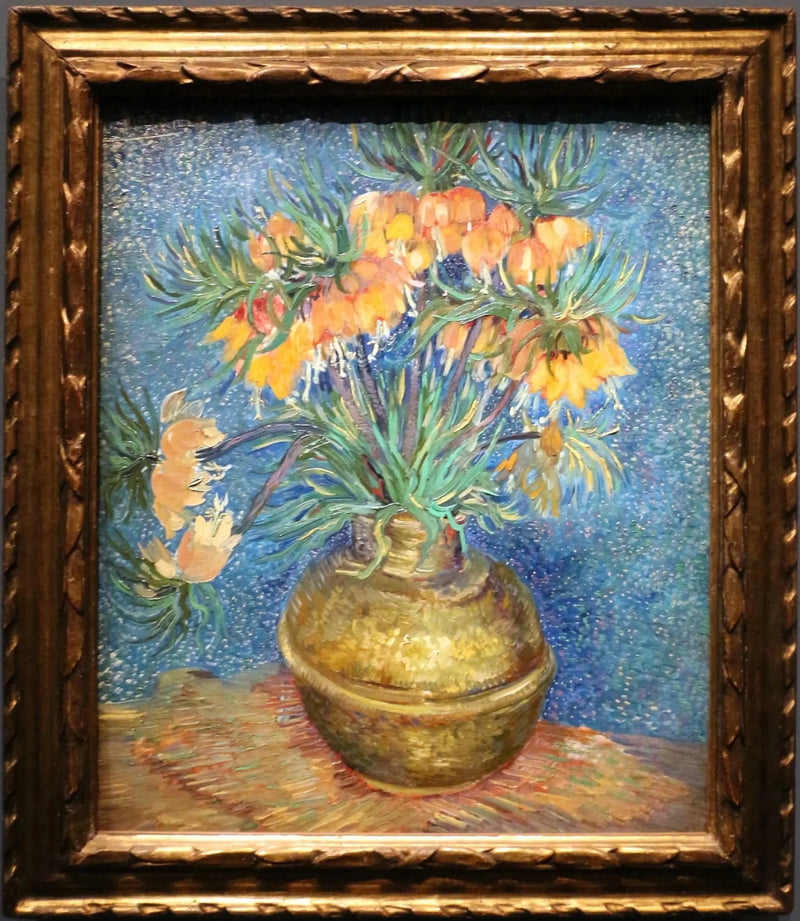 Fritillárias coroa imperial em um vaso de cobre - Vincent van Gogh