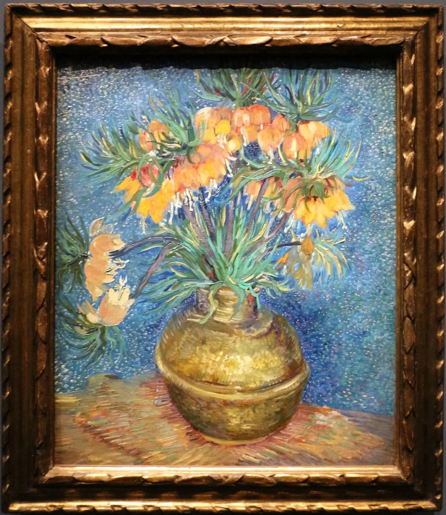 Fritillárias coroa imperial em um vaso de cobre - Vincent van Gogh