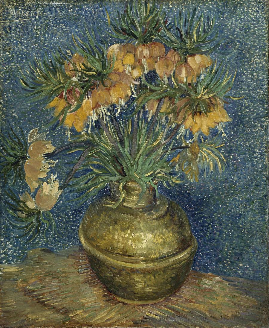 Fritillárias coroa imperial em um vaso de cobre - Vincent van Gogh