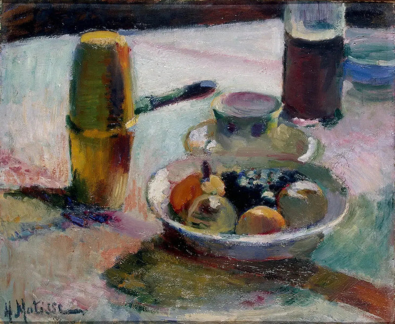 Frutas e cafeteira - Henri Matisse