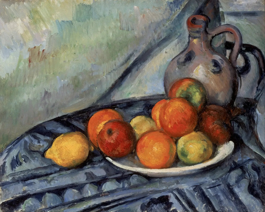 Frutas e jarra - Paul Cézanne