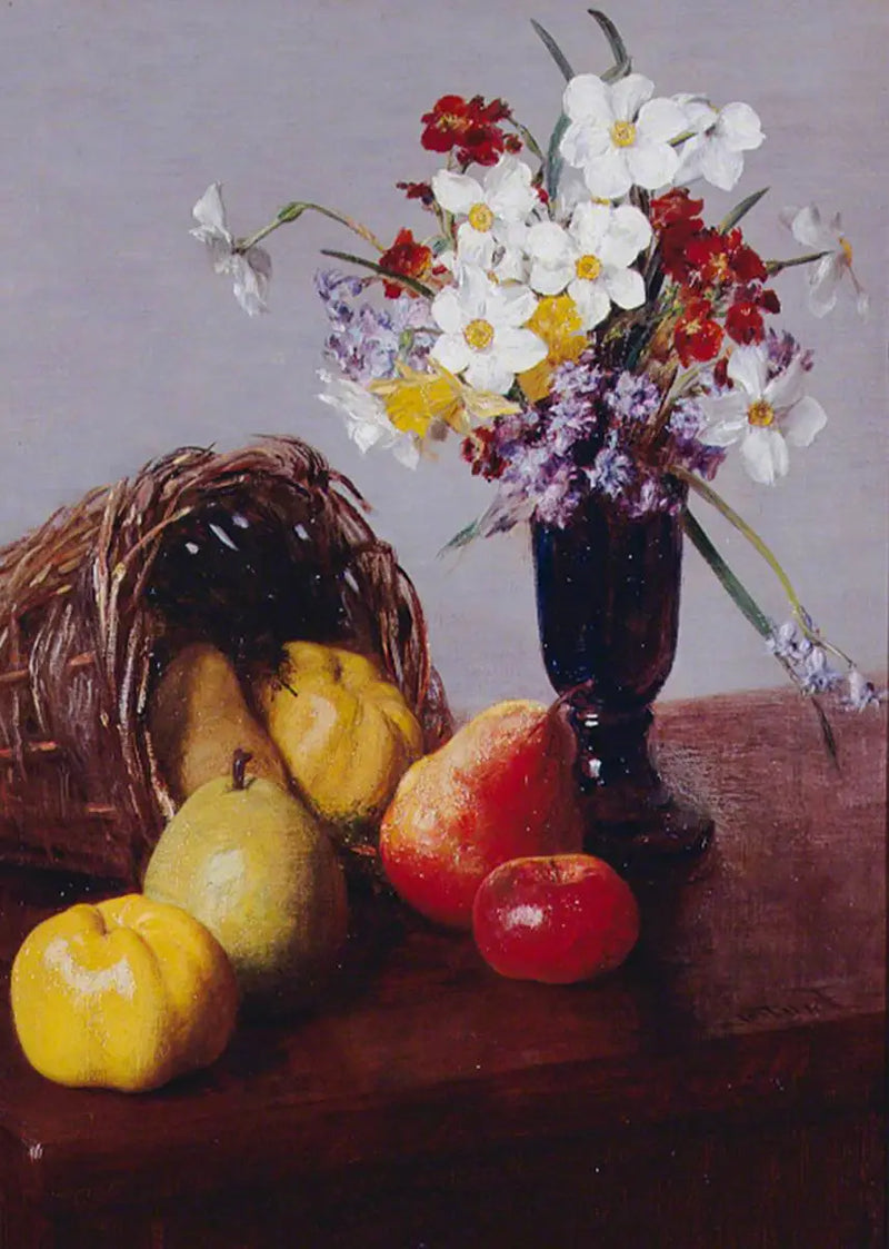 Frutas e flores - Henri Fantin-Latour
