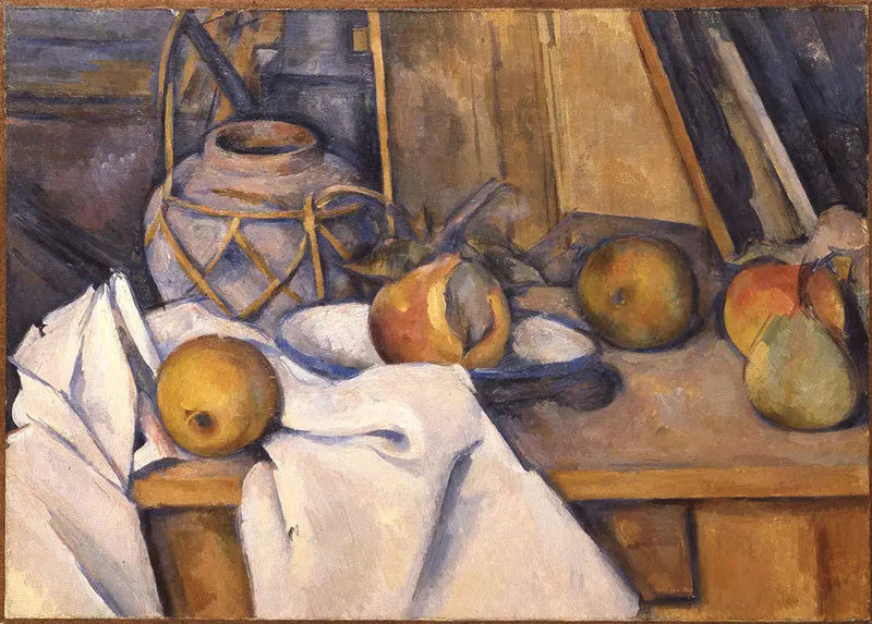 Frutas e pote de gengibre - Paul Cézanne